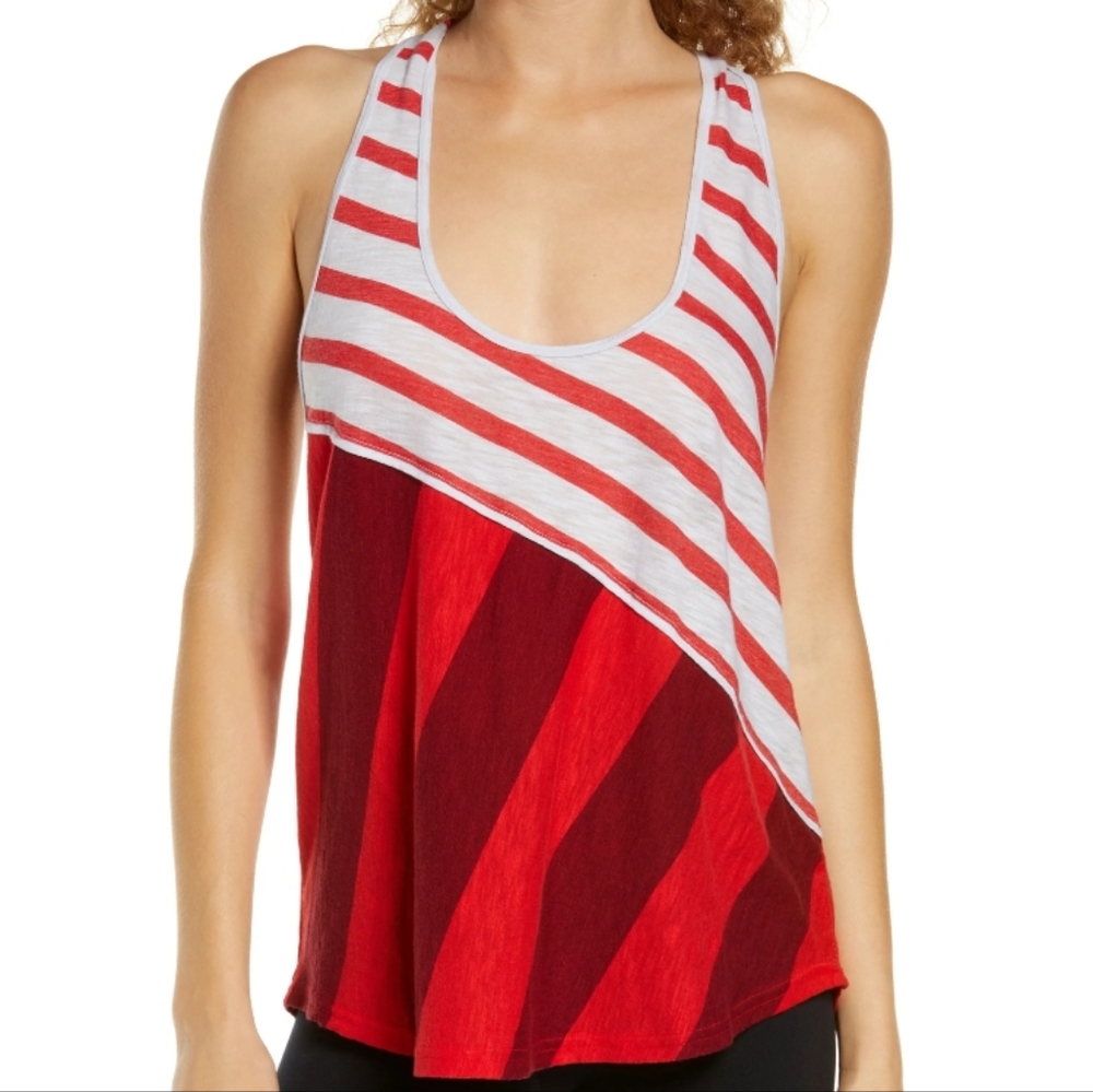 Free People | Keep Rolling Racerback Tank - Watermelon Wedge